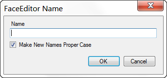 FaceEditor Name Dialog