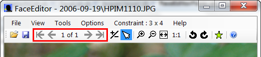 Toolbar Image Navigation Buttons