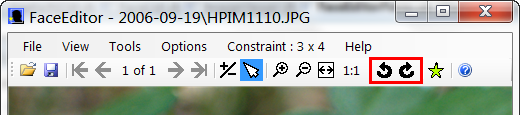 Toolbar Rotate Image Buttons