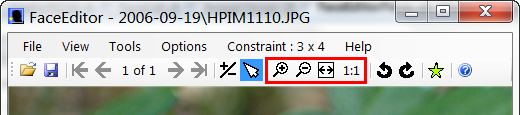 Toolbar Zoom Buttons